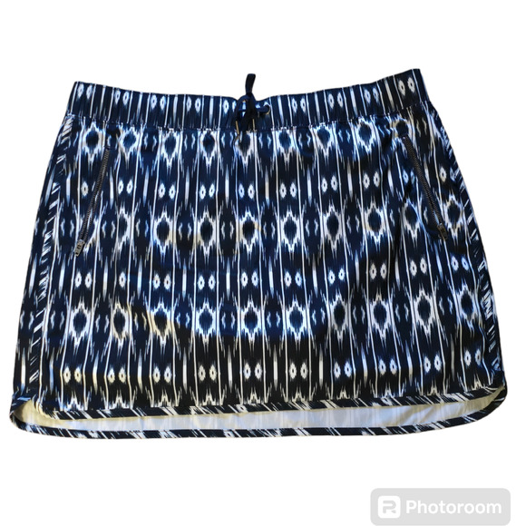 Athleta Women’s Reflections Skort Blue/White Print, Size XL - Picture 1 of 5